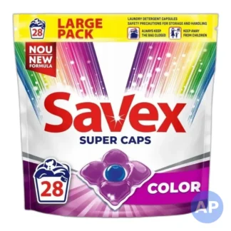 Kapsułki do prania Savex 28 szt color — zdjęcie 1