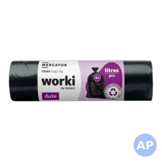 Worki na śmieci 120L czarne 25 szt — zdjęcie 1