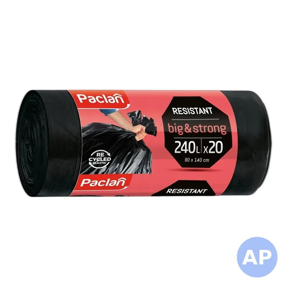 Worki na śmieci 240 l 20 sztuk — zdjęcie 1