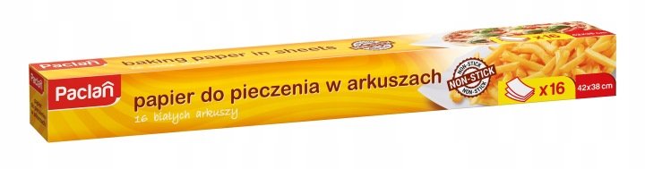 Papier do pieczenia w arkuszach